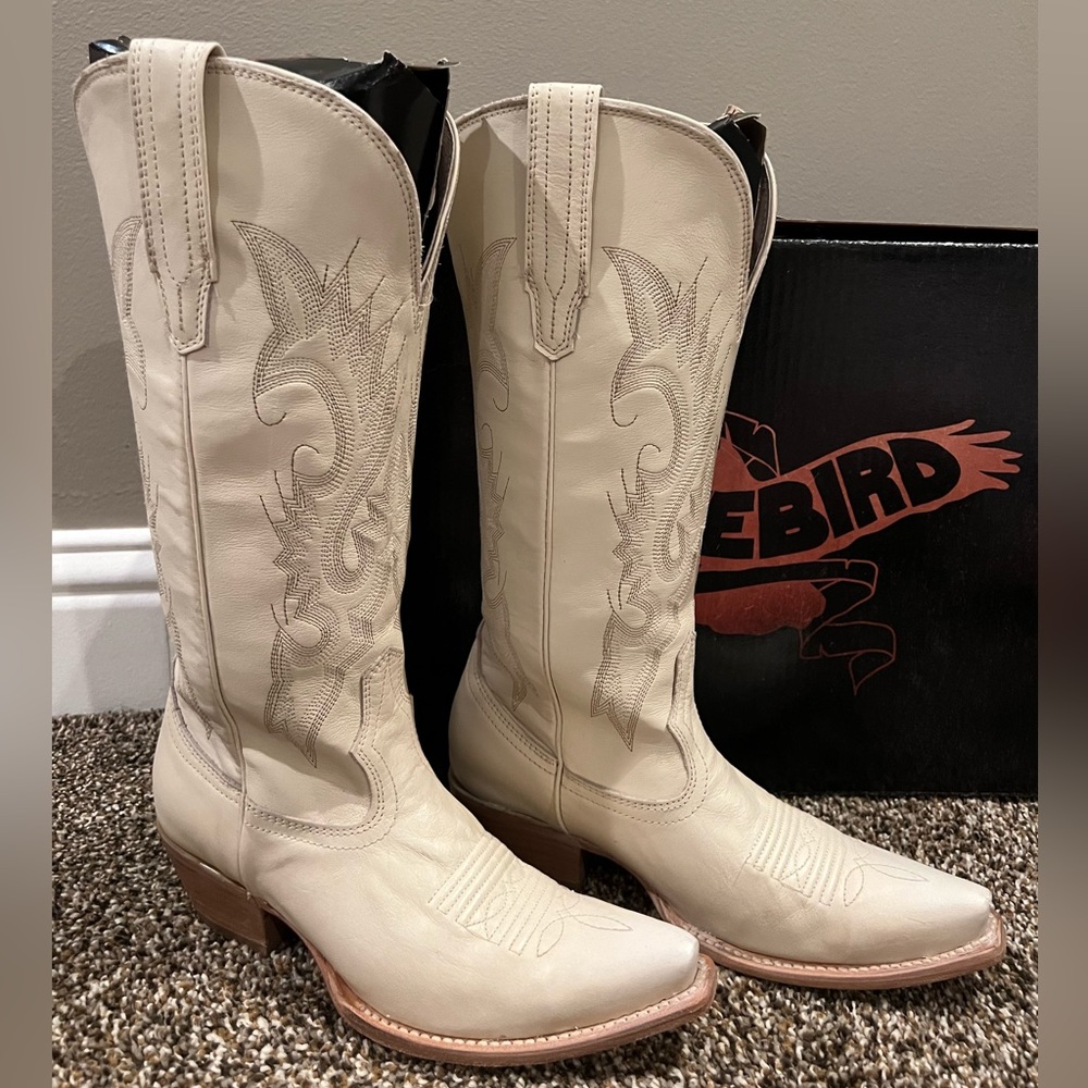 Freebird “Woodland” beige cowboy boot